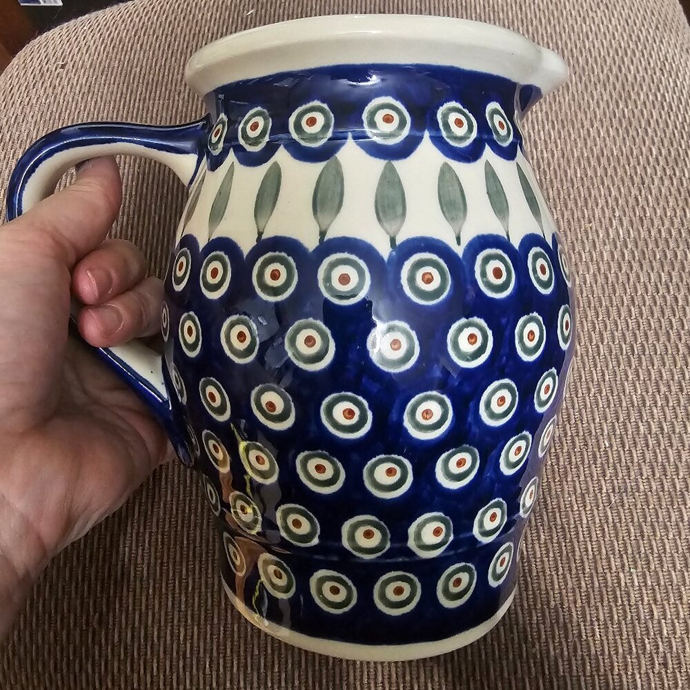 Boleslawiec Polish Potter-Pitcher - Picture 6 of 6